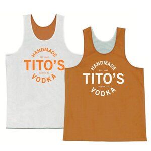 New Tito's Handmade Vodka Reversible Basketball Jersey Extra Large